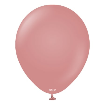 Retro RosewoodKalisan Latex-Ballons, Dirty Pink, 30cm, 100Stk.