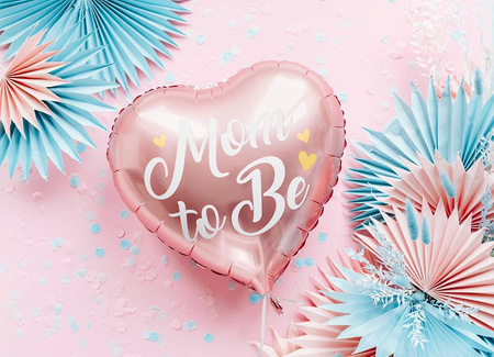 Mom to Be Folienballon, 35cm, rosa