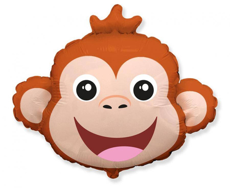 Foil balloon monkey, 60cm