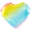 Foil balloon - Colorful heart 46 cm