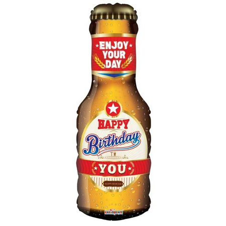 Birthday Ball Bottle Beer "Happy Birthday", 36 "