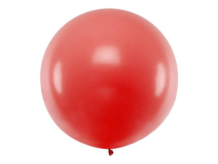 Riesen-Latexballon, Rot, Pastellrot, 1m, 1 Stk.
