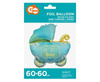 Folie-Ballonwagen, Baby, Baby Shower - 60 cm