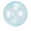 Ballon transparent, Blau, 45 cm