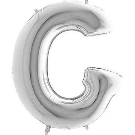 Folienballon Buchstabe G, 40 ', Silber