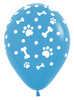 Sempertex Latexballons, Paw Prints, Pfotenabdrücke, Hund, 30cm, 25Stk.
