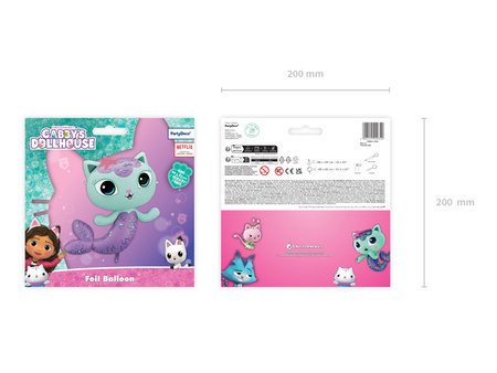 Foil Balloon MerCat Gabby’s Dollhouse Mix 80 x 82 cm