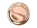 Pappteller, Rosegold, 23cm (1 Pk./ 6 Stück)