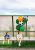 Folienballon, Fußball, Farbmix, 35 cm