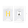 DIY Banner 16x12 cm - Buchstabe H
