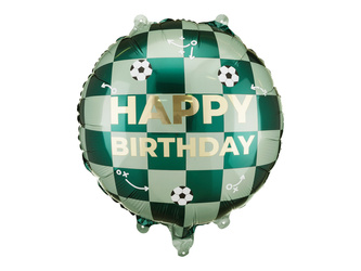 Folienballon Happy Birthday Bälle Grün 35 cm