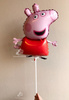 The foil balloon - Pig Peppa 36 cm Grabo on stick