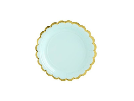 Plates, mint, 18 cm (1 op. / 6 pcs.)