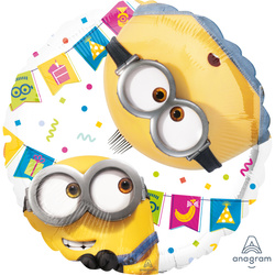 Minions Standard Foil Balloon round 43 cm