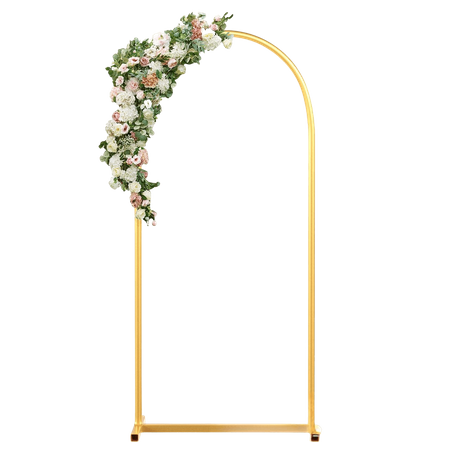 Arch frame, gold, 1,2 x 2,2m