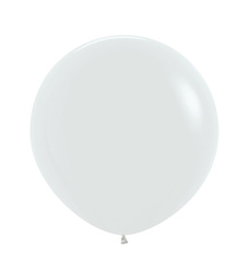 Latex Balloons Sempertex, White, 60 cm, 3 pcs.