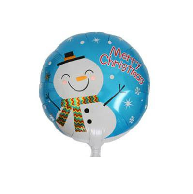 Foil balloon snowman, 45 cm