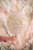 Love you mom Folienballon, rosa 45 cm