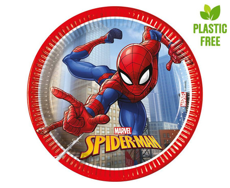 Spiderman plates - Crime Fighter 20 cm, 8 pcs.