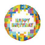 Happy Birthday Folienballon Blocks 45cm