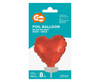 Foil Balloon Heart on Stick 8 cm, Red