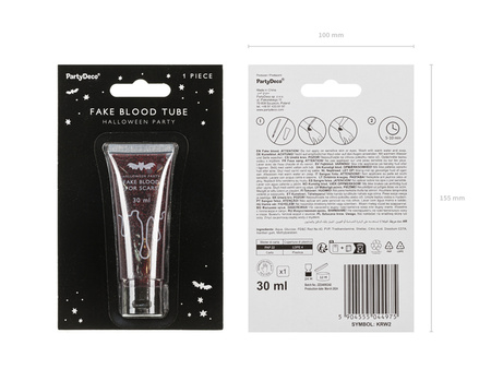 Artificial blood in a tube Red 30 ml