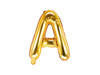 Foil balloon letter A, 35cm, gold