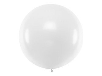 Riesiger Ballon, XXL, weiß, Pastel White, 1m, 1 Stk