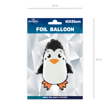 Folienballon Pinguin, 45 x 63 cm