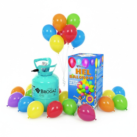 Helium Flasche 0,4 m3 mit Druckminderer | Für ca. 50 Luftballons 