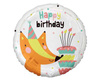 Foil balloon Happy Birthday Rudy Lis, 45 cm