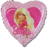 Foil balloon heart Barbie 46 cm