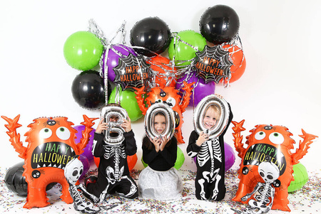 Foil balloon Halloween Network Spider Holo 46 cm