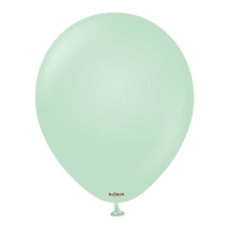 Latex Balloons Macaron Green, 13cm, 100 pcs.