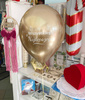 Chrome Goldene Geburtstags-Latexballons Happy Birthday, 30cm, 10 Stk.