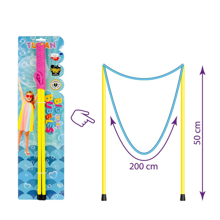 Schnur, Reifen für große Seifenblasen, 50 cm