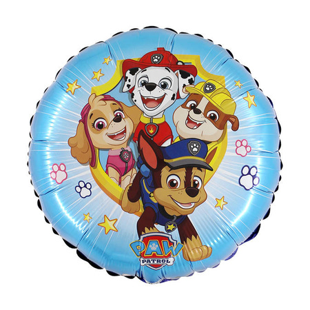 Paw Patrol Folienballon rund blau 46 cm