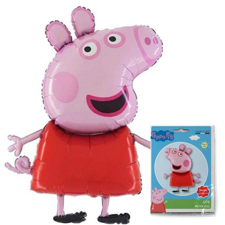 Folienballon - Peppa-Schwein, 104cm verpackt