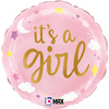 Foil Balloon - Pink It's A Girl 46 cm