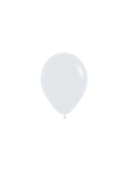 Sempertex Latex Balloons White, 12 cm, 50 pc