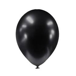Latex balloons Chrome dark graphite, 30cm, 50 pcs