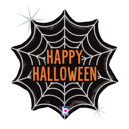 Foil balloon Halloween Network Spider Holo 46 cm