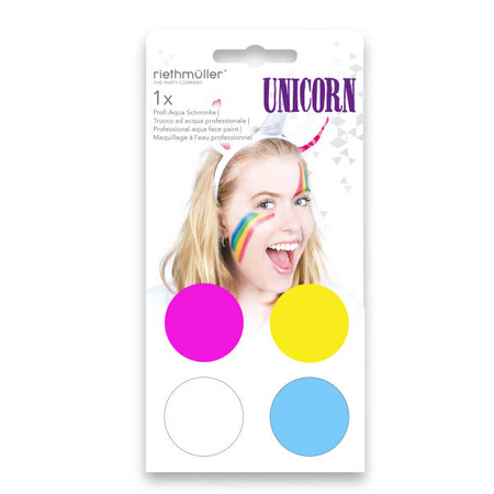 Face paintings, Unicorn 4 colors