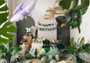 Happy Birthday Dino Banner, 3 m, mix