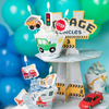 Cars birthday candles, 5 pcs