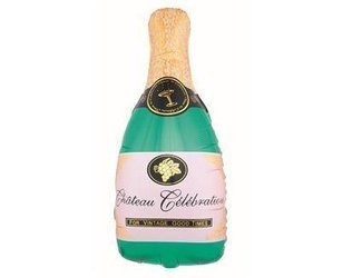 Folienballon-Champagner-Flasche, 73x31 cm