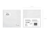 Paper napkins White 33x33cm 20 pcs