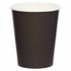 Black Paper Cups, 237 ml, 8 pcs