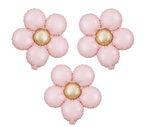 Foil Balloon Pink Daisy 51x43 cm 3 pcs