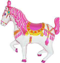 Foil balloon - circus horse 90 cm Grabo